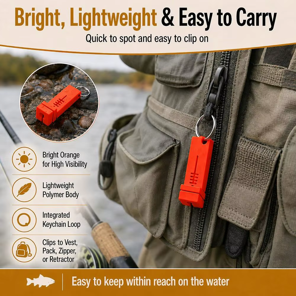 Enhebrador de Moscas Magnético con Llavero – Portátil para Pesca - imagen 3