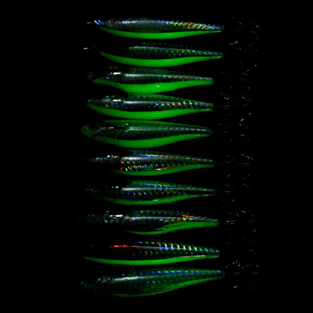 Variedad de colores y formas del set