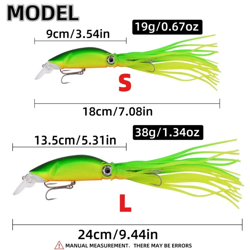 Señuelo Minnow artificial con ojos 3D - imagen 2