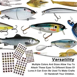 Ojos de pez 4D realistas para crear senuelos pesca artesanal
