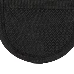 Estuche fieltro gris/negro para porta púas guitarra eléctrica