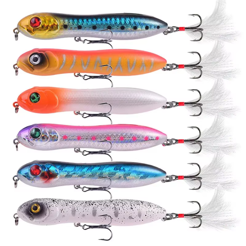 Popper Topwater Snake Head para Lubina – 10cm 16g - imagen 3