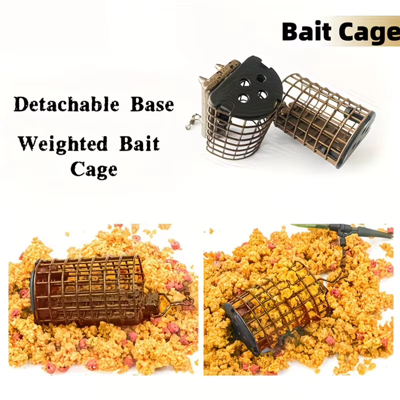 Jaula para Cebo de Carpa con Base Reforzada – Portátil y Desmontable - imagen 4