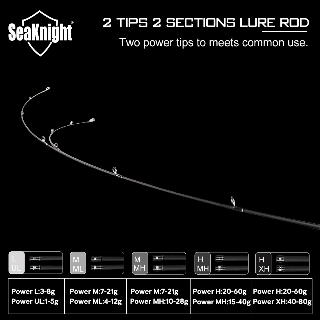 SeaKnight Falcan II Caña de pesca carbono alto rendimiento - imagen 5