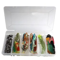 Señuelos blandos FREE FISHER con cabezas plomadas y pulpo