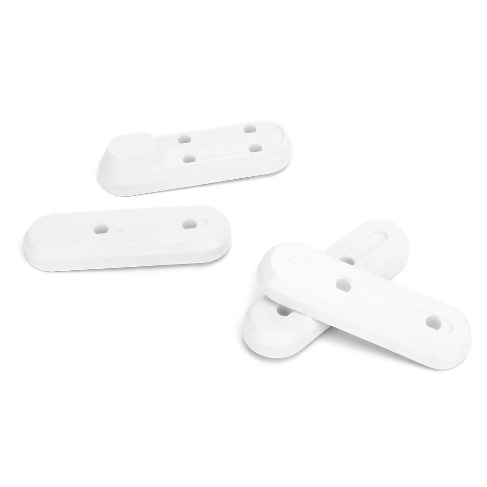 Cubiertas para ruedas de patinete con acabado negro/blanco