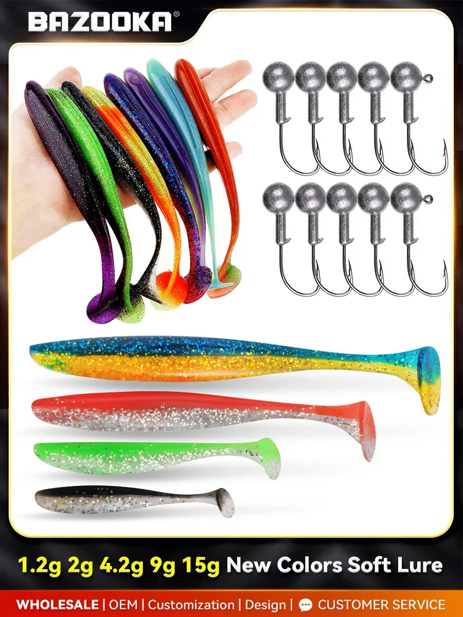 Bazooka Soft Jig – Señuelo de silicona para lubina - imagen 3