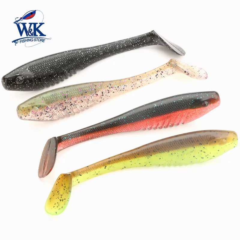 Swimbait lubina UV señuelo de vinilo - imagen 3