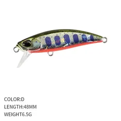 Señuelo pececillo hundidor Wobblers - 48mm para trucha y lubina