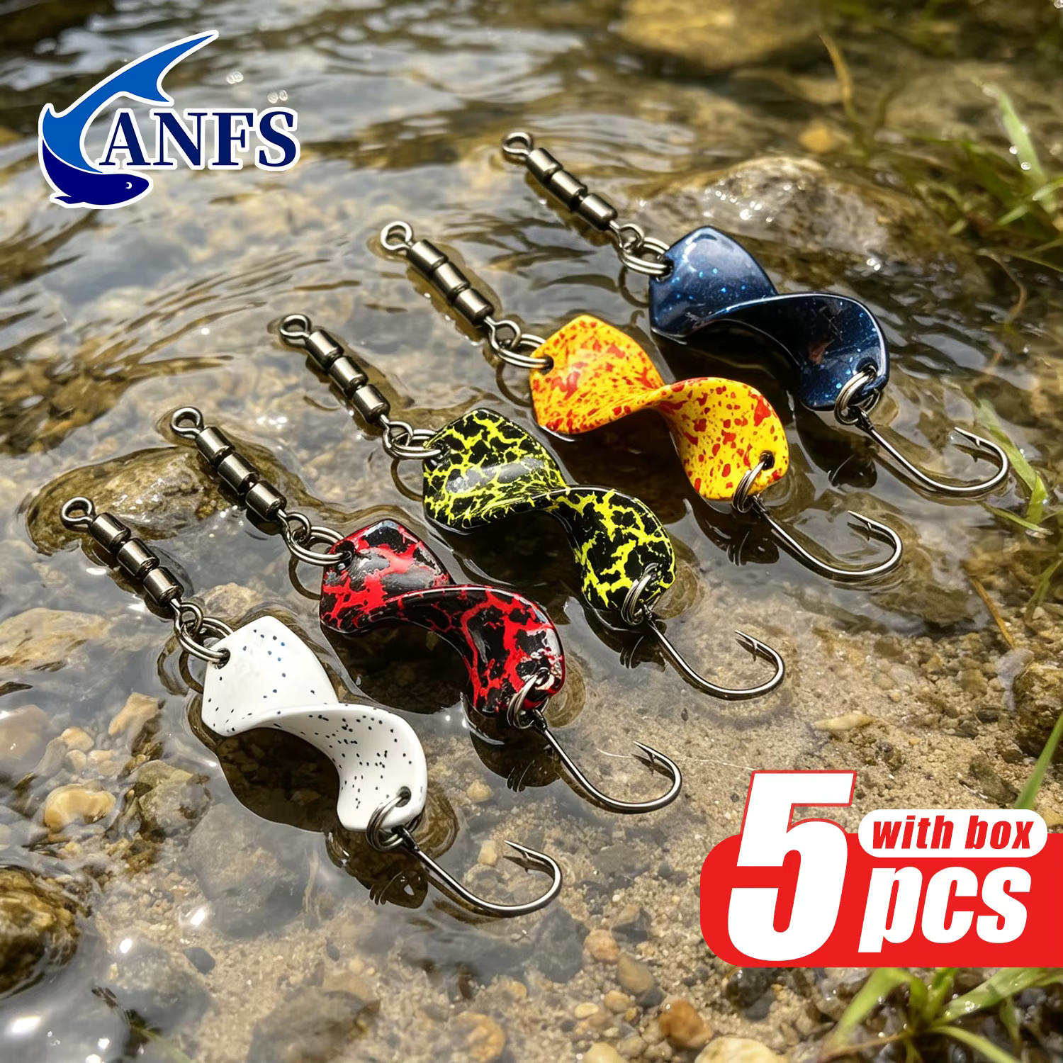 Spoons ANFS Trout Mega Twist – Cucharas para Trucha - imagen 2