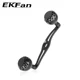 Manivela de carrete EKFan para baitcasting en forma de S aluminio - imagen 2