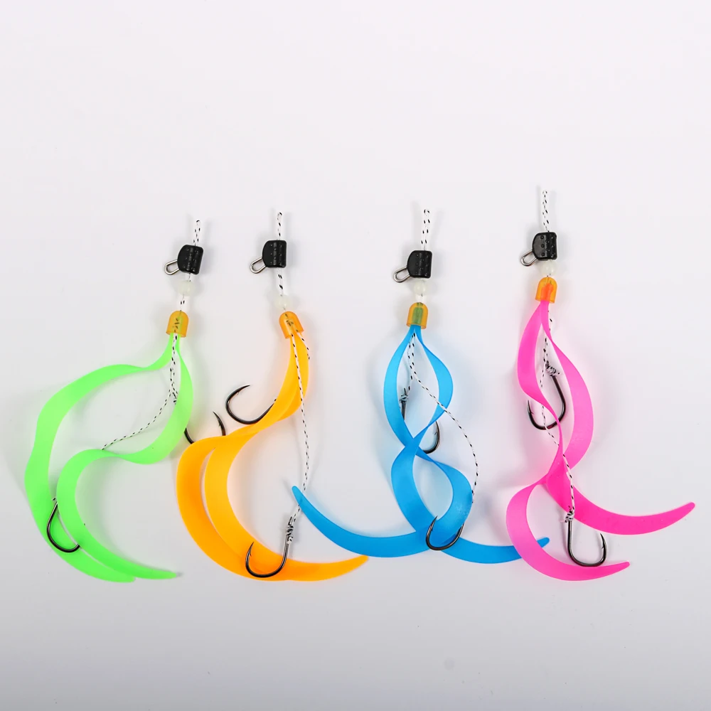 JiggingPro Jig Head de metal con púas para vinilo en alta mar - imagen 4