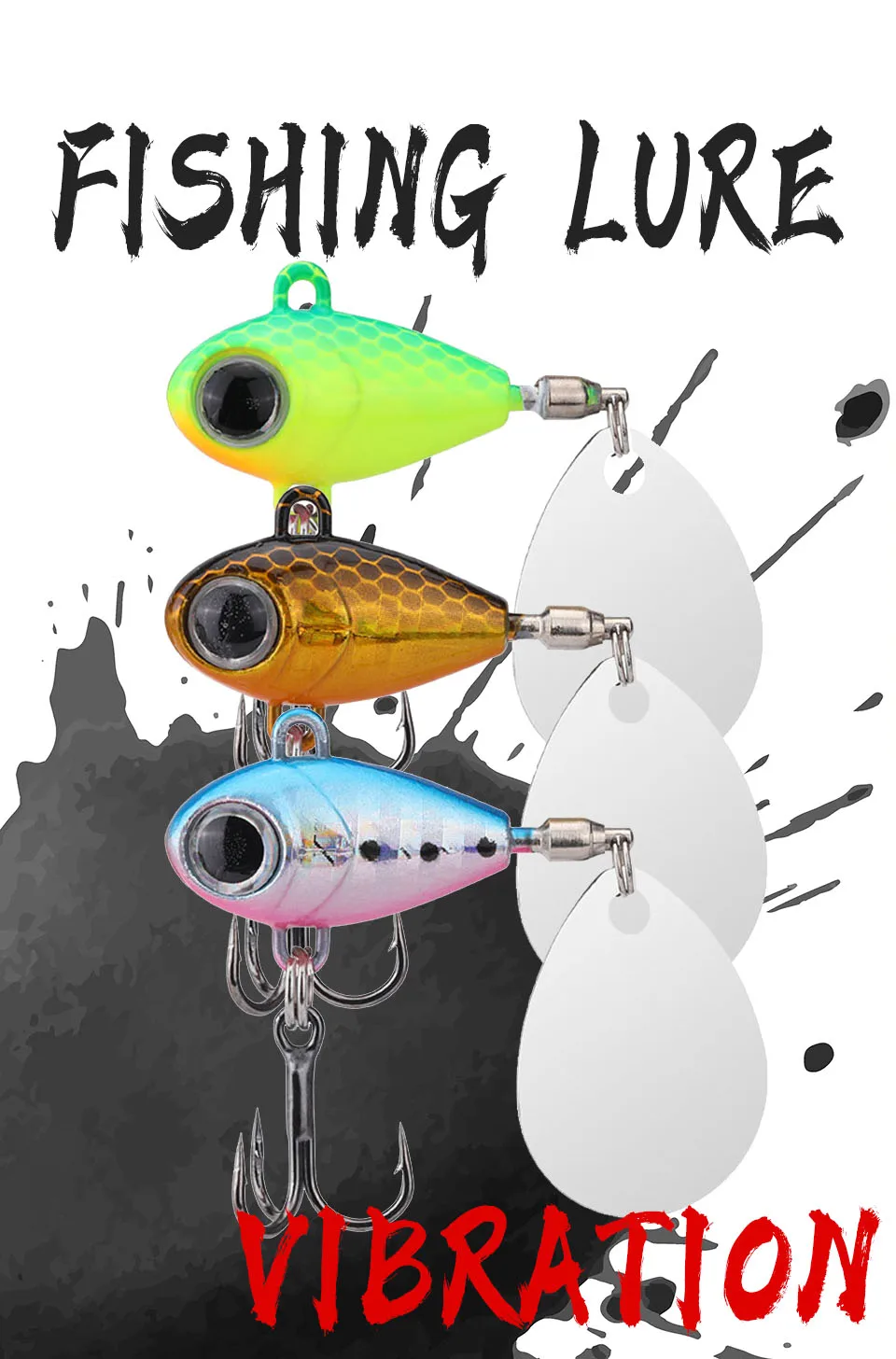 Señuelo VIB WALK FISH 8g-13g vista lateral