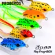 Proberos Señuelo Rana Topwater de vinilo con anzuelos y ojos 3D - imagen 4
