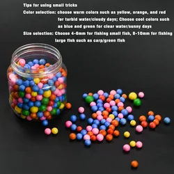 Boilies de espuma flotantes para carpas, colores vivos agua dulce