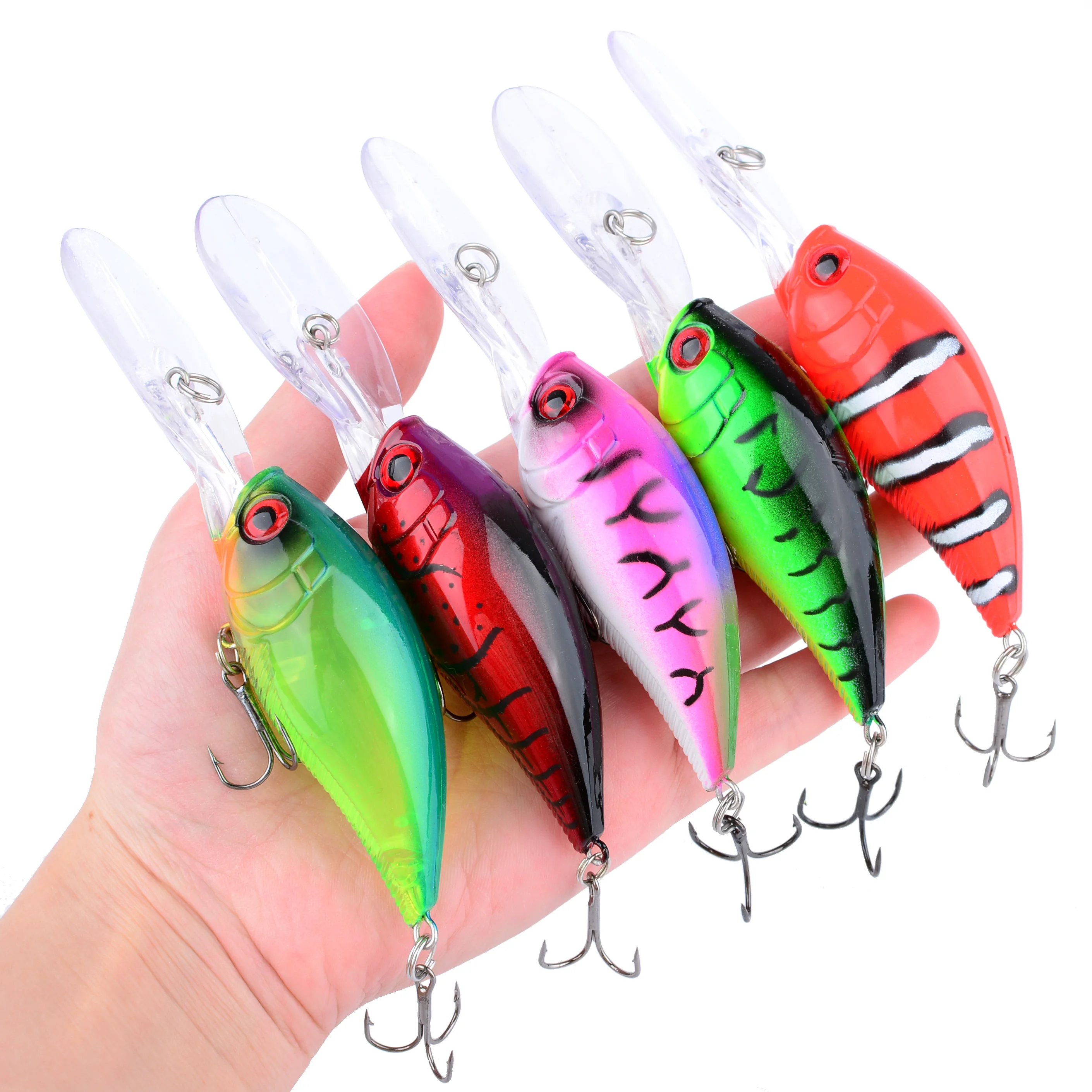 Señuelo artificial duro para pesca de lucio