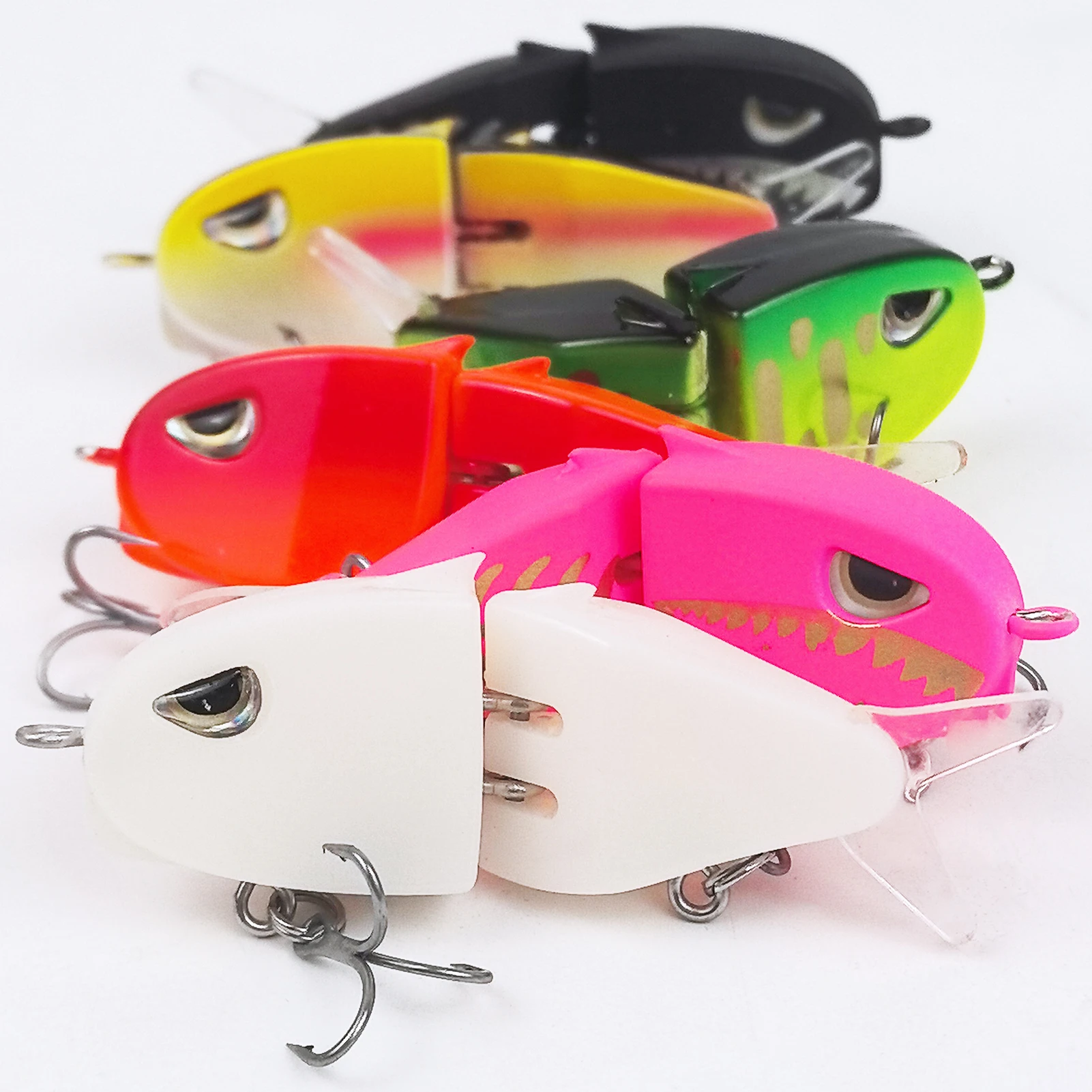 FREE FISHER Crankbait de buceo profundo articulado para pesca