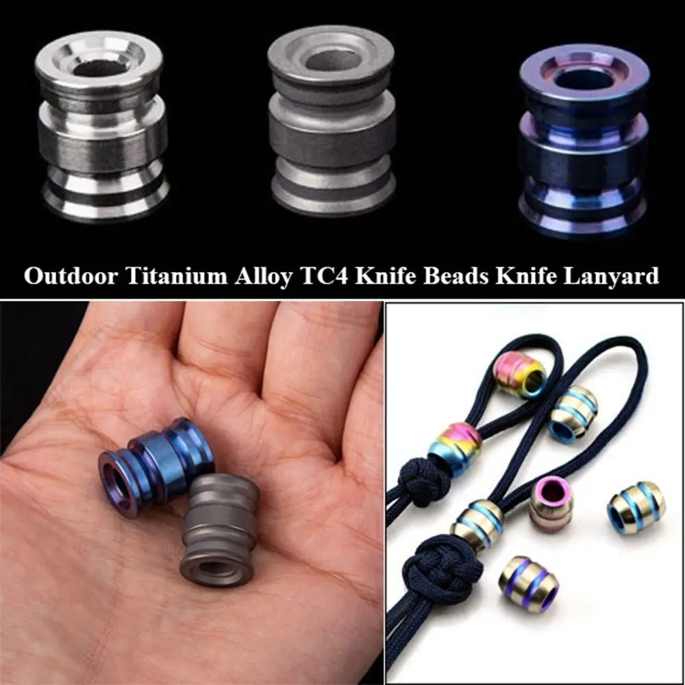 Cuentas para cuchillo TC4 de titanio – para paracord multiusos - imagen 3