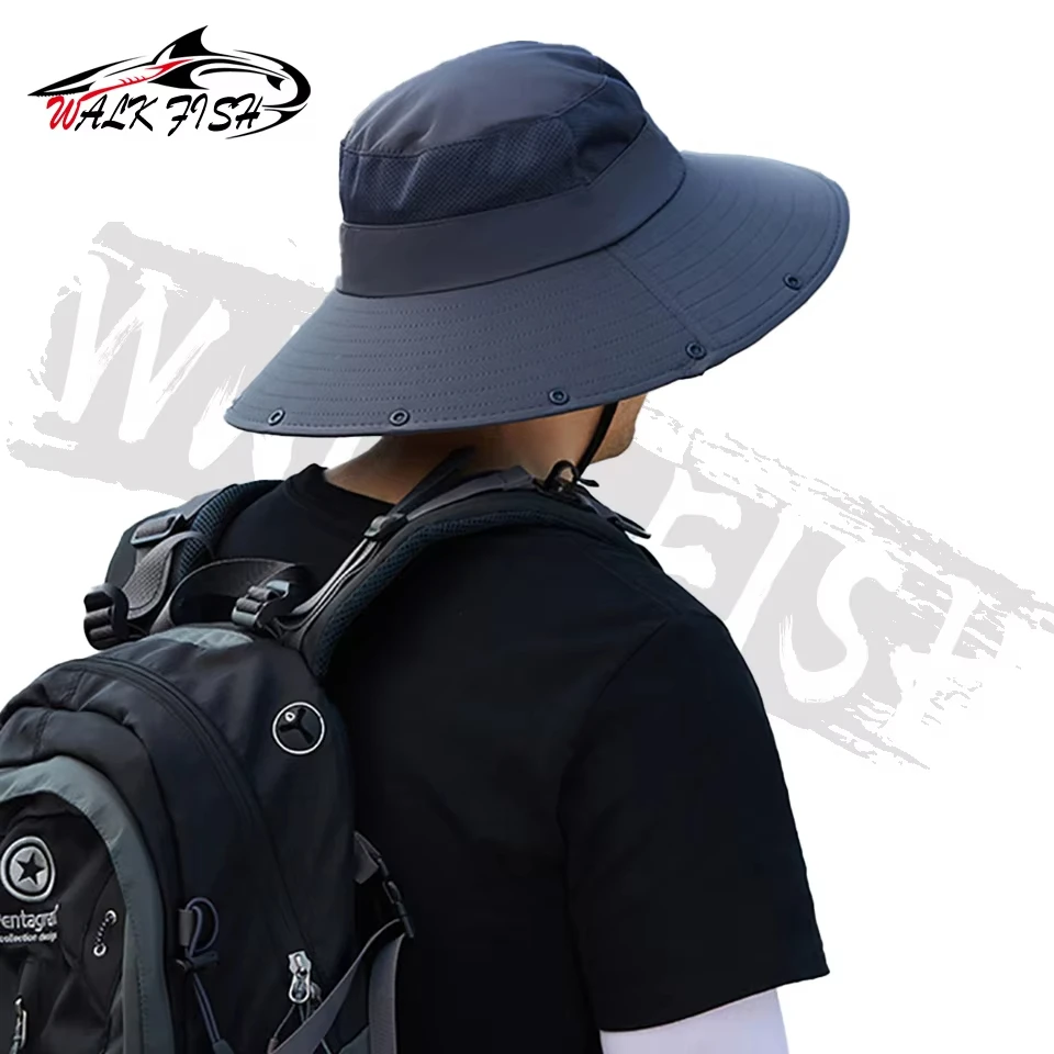 Gorra de pesca WALK FISH con protección solar y visera facial - imagen 5