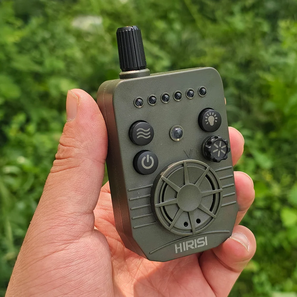 Alarmas de pesca Hirisi F20-4 para carpas: sensibilidad y volumen