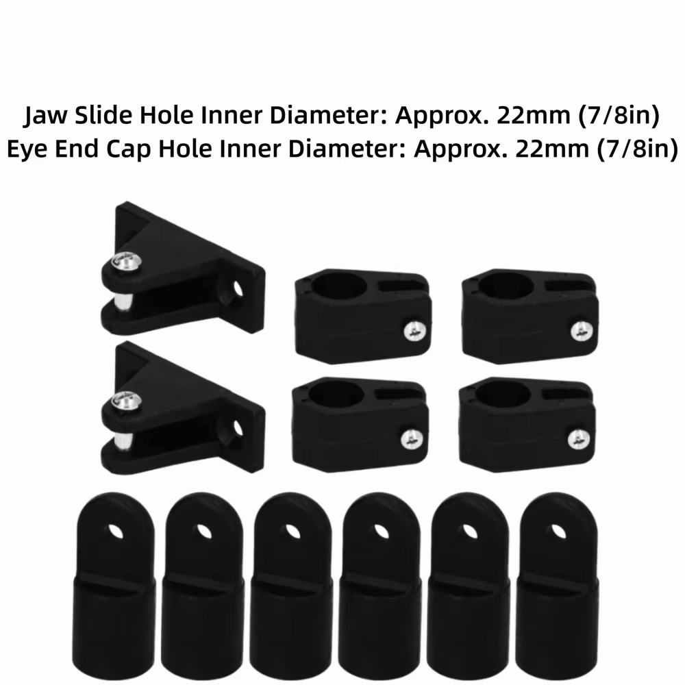 Herrajes para bisagra de cubierta de yate con tapa negra - imagen 5