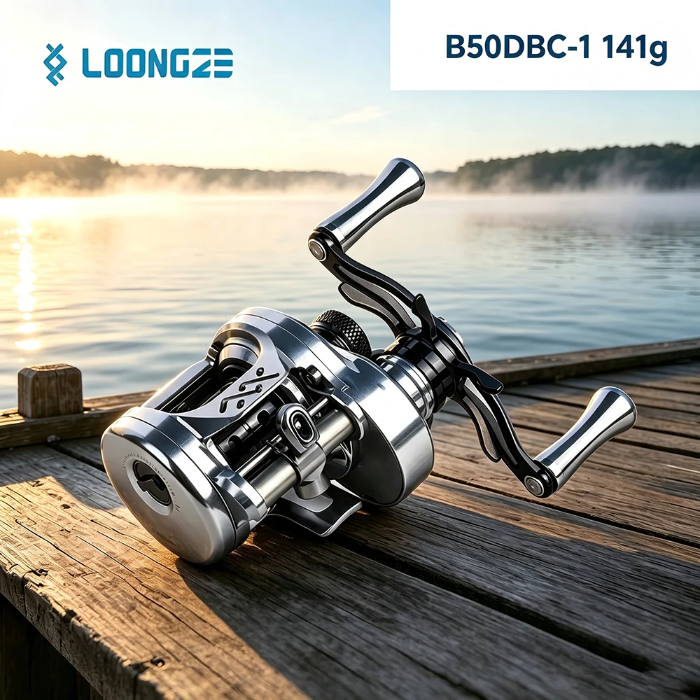 LOONGZE Airlite B50/51DBC-1 – Carrete BFS baitcasting ligero - imagen 5