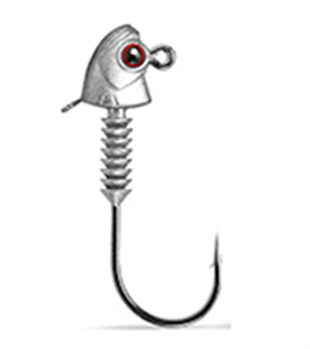 Jig Head Swimbait Ojos 3D antiescape para vinilo de lubina - imagen 5