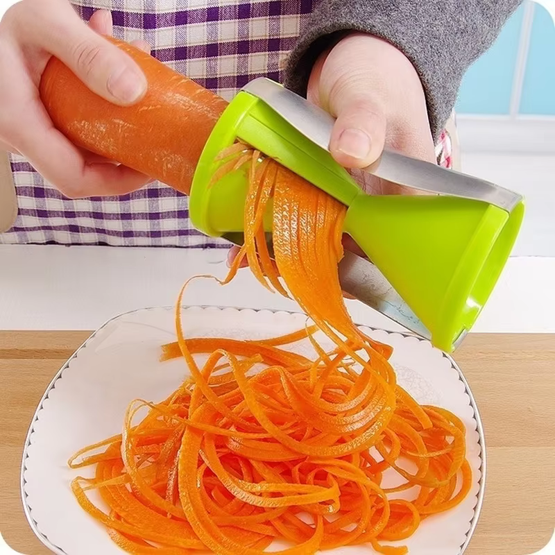 Espiralizador de verduras en acero inoxidable – Rebanador y juliana - imagen 4