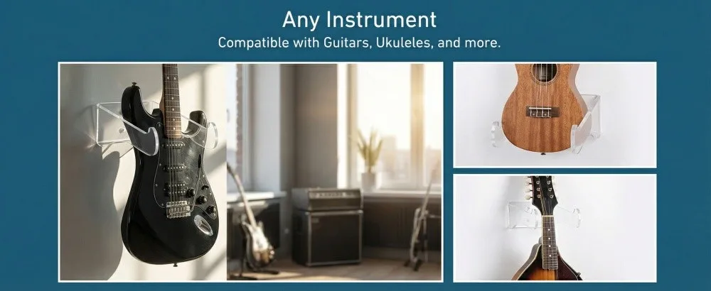 Soporte para diferentes tipos de guitarra