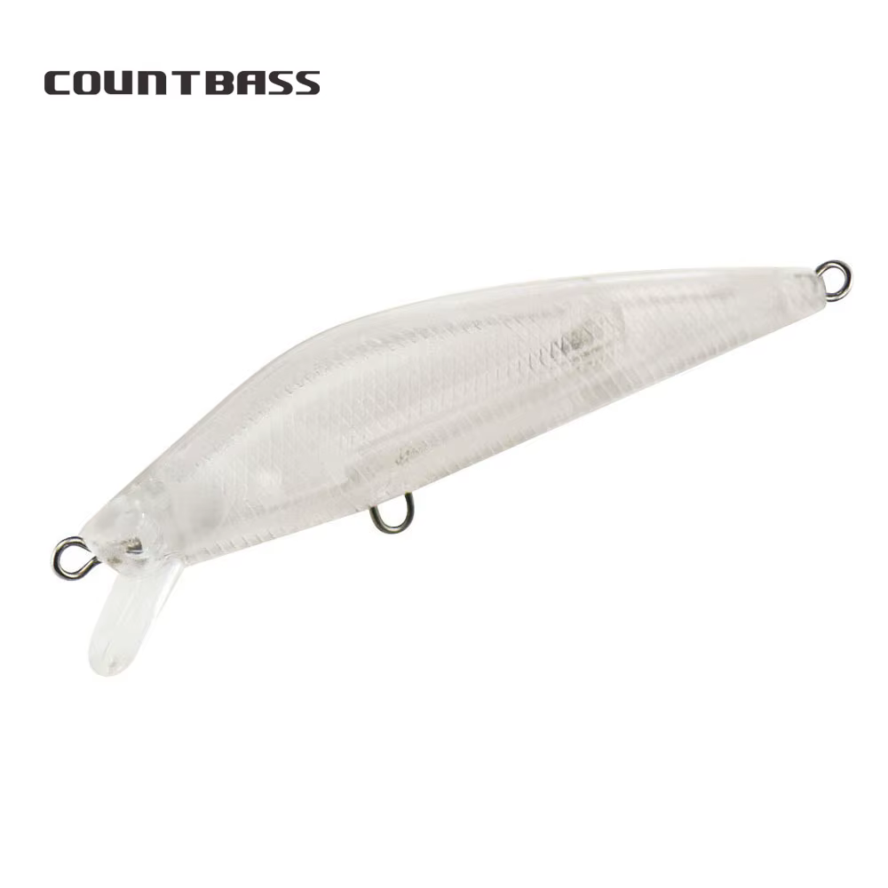 Countbass Wobbler Flotante 75mm – 6,8g Minnow Blanco - imagen 3