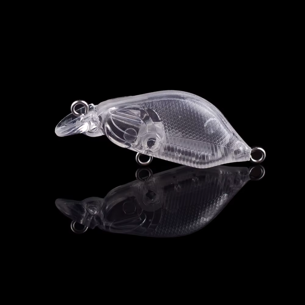 Hanlin-Mini Crankbait sin pintar - Cebo duro para lubina bricolaje