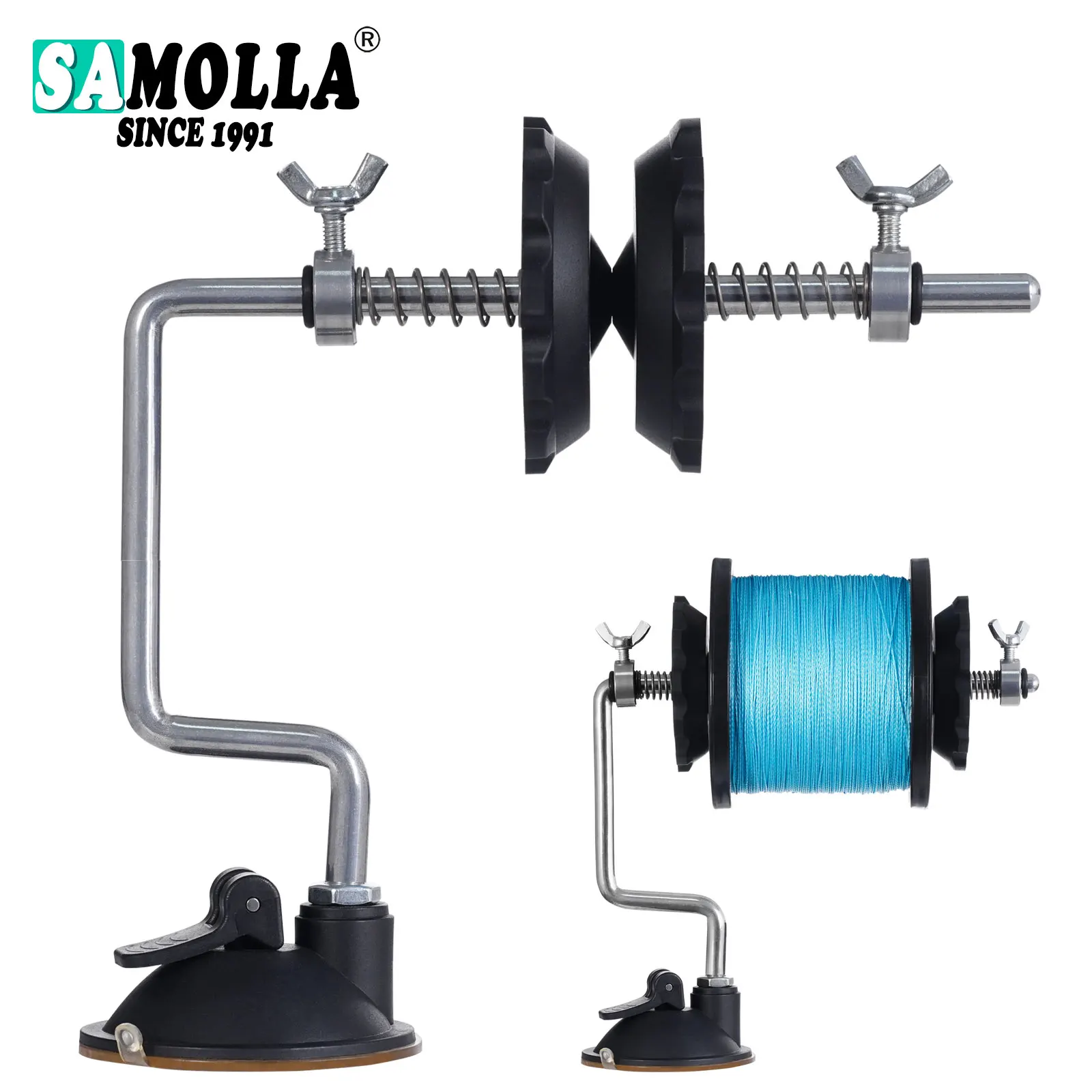 Enrollador de línea de pesca vertical – Sistema de carrete curvado - imagen 2