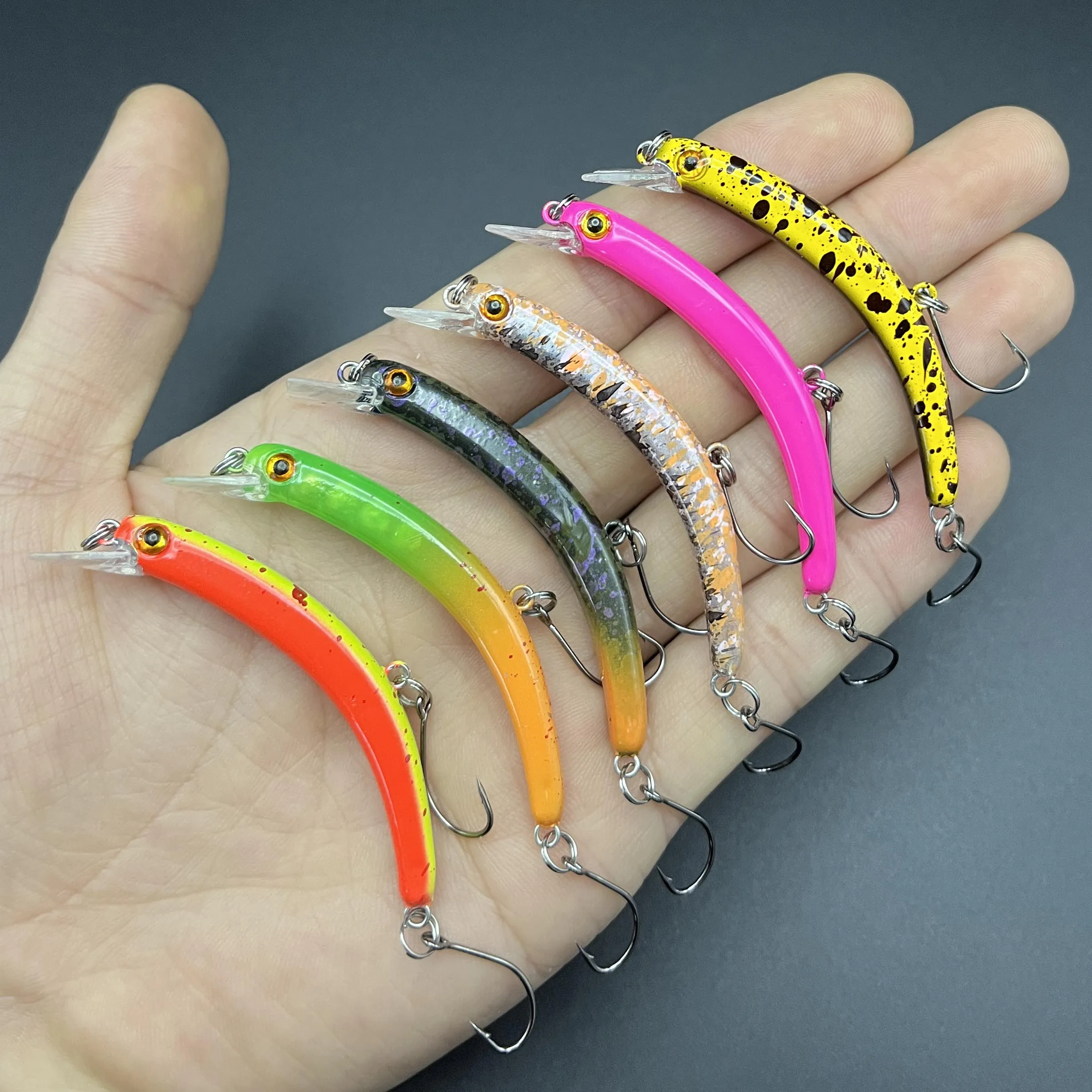 Señuelos minnow para lubina — colores surtidos en agua dulce - imagen 4
