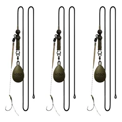 Kit pesca de carpas con señuelo pre-atado, huevo y anzuelo