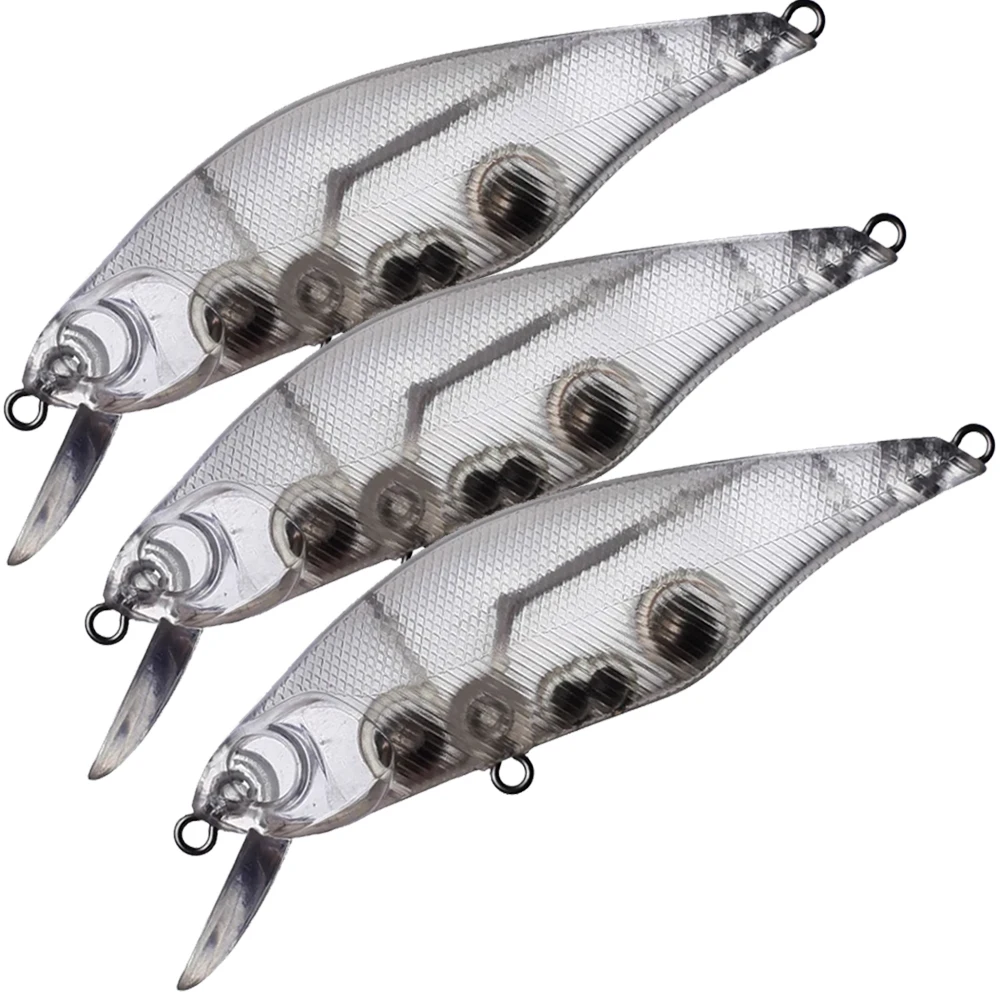 Crankbait en blanco sin pintar