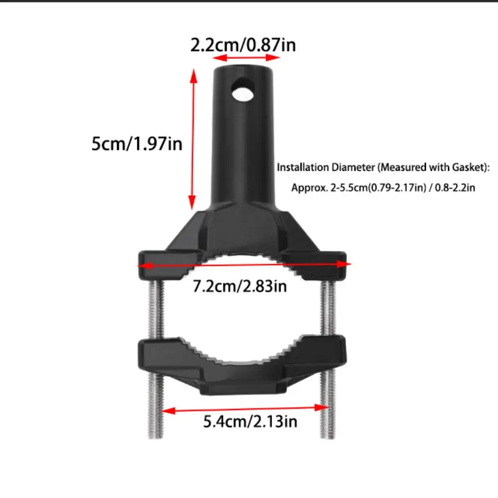 Soporte amortiguador ajustable de horquilla para lámpara de moto - imagen 4