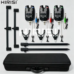 HIRISI Soporte de Cañas para Carpfishing con Indicadores de Picada