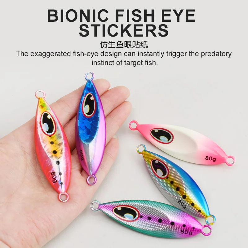 Señuelo de Pesca TEASER J168 luminoso de hundimiento lento – pez - imagen 4