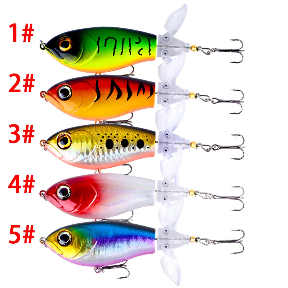 Señuelo de superficie Whopper Plopper giratorio para siluro - imagen 2