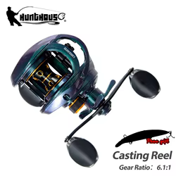 Carrete Baitcasting Hunthouse Ultraligero, Copa Poco Profunda
