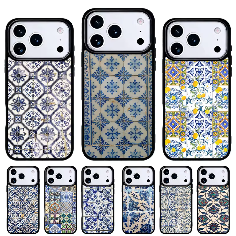 Funda para teléfono con diseño de azulejos portugueses