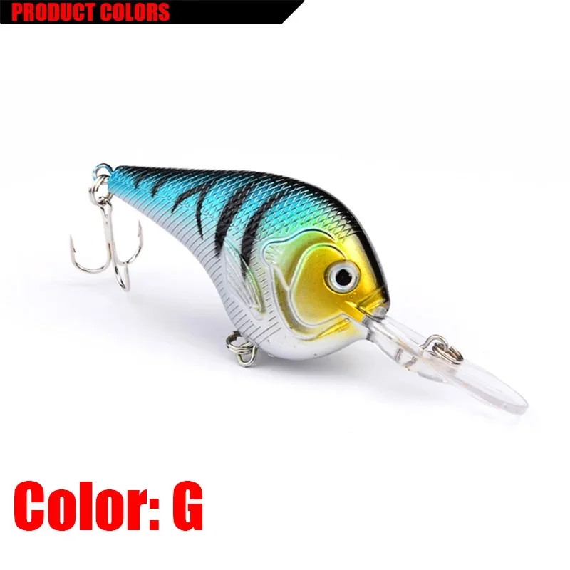 Wobler Crankbait de cebo duro para lubina, plástico premium - imagen 5
