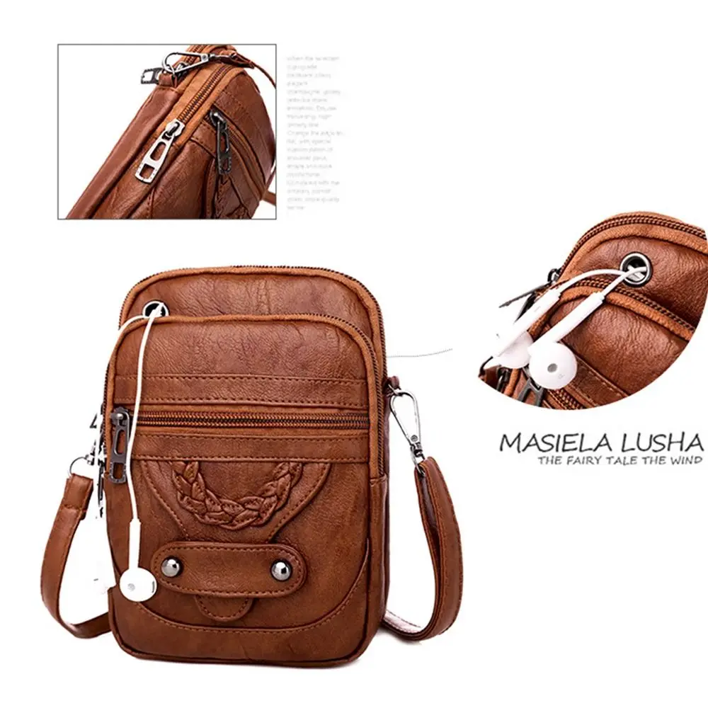 Monedero multifunción para mujer con bolso cruzado y bandolera