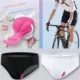 Pantalones cortos ciclismo transpirables acolchados gel negro/blanco - imagen 5