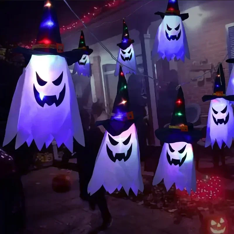 Lámpara LED Halloween espectral colgante para casa encantada noche - imagen 5