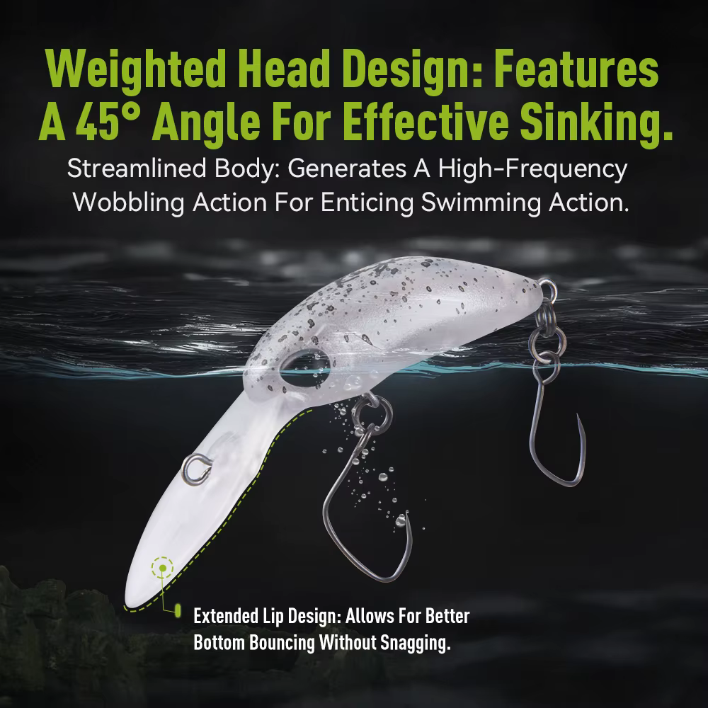 Kingdom Micro Minnow Wobbler flotante para trucha - imagen 5