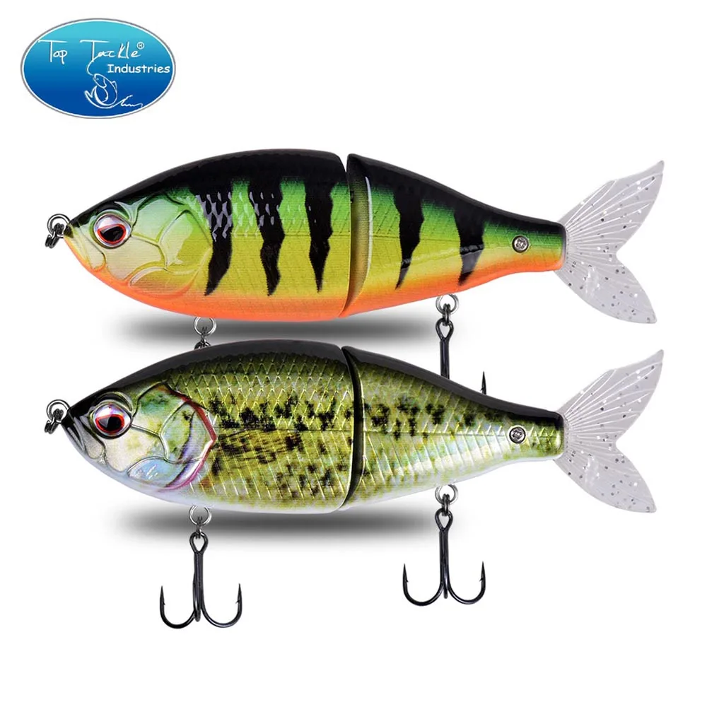 Swimbait jerk articulado de plástico con cola suave para pesca - imagen 2