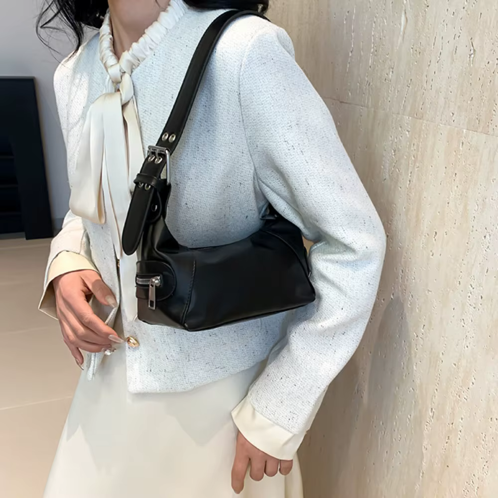 Bolso de hombro retro de gran capacidad para uso diario - imagen 4