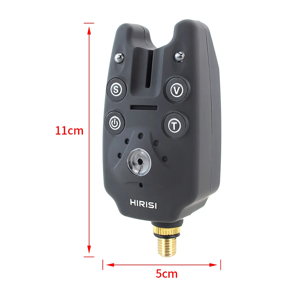 Alarma de pesca Hirisi B1101 con indicador LED azul