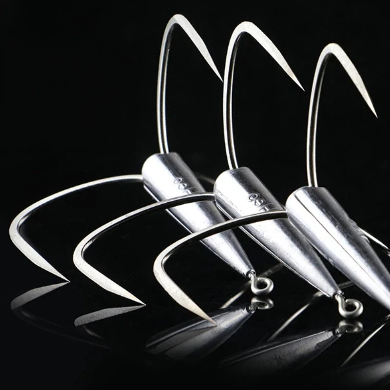 Anzuelos Triples de Acero alto carbono anti-enredos plateados – carpa